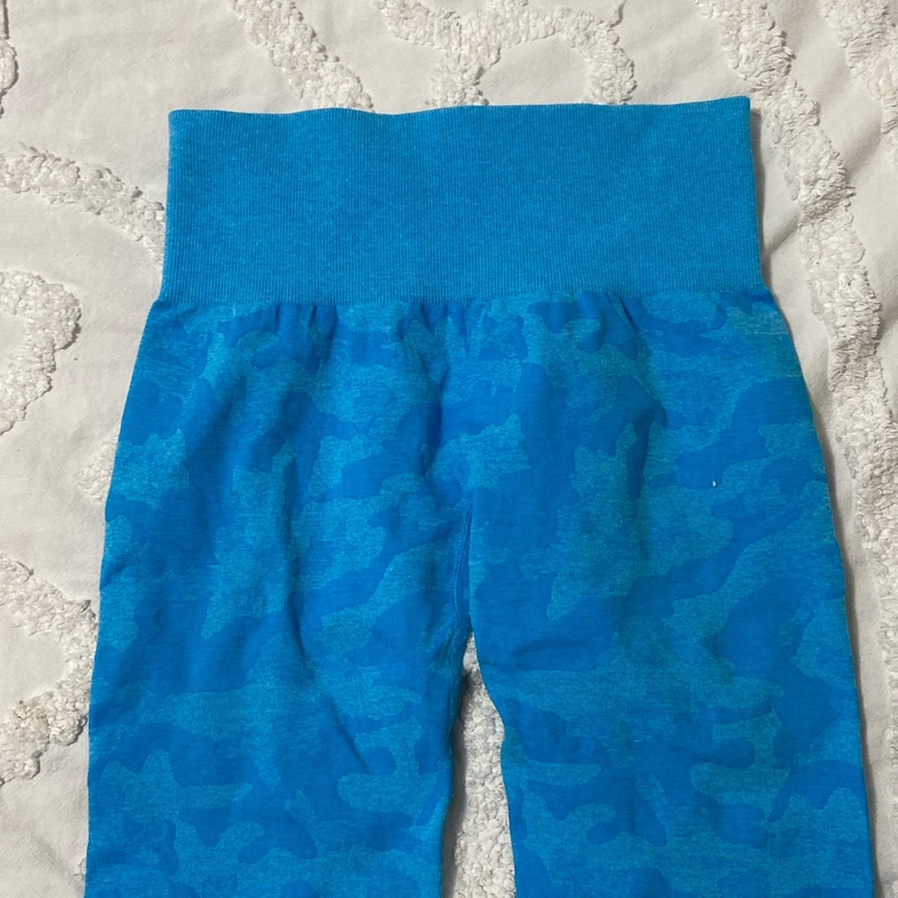 Blue camo legging